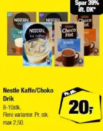 Calle Nestle Kaffe/Choko Drik tilbud