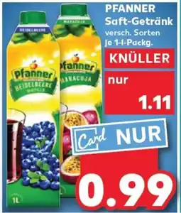 Kaufland PFANNER Saft-getränk tilbud