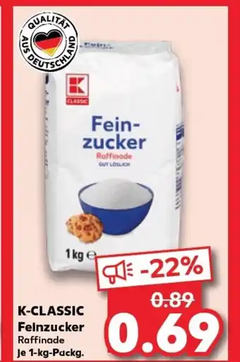 Kaufland K-CLASSIC Feinzucker tilbud