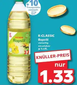 Kaufland K-CLASSIC Rapsöl tilbud