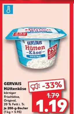 Kaufland GERVAIS Hüttenkäse tilbud