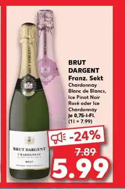 Kaufland BRUT DARGENT Franz. sekt tilbud