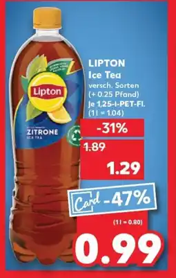 Kaufland LIPTON Ice tea tilbud