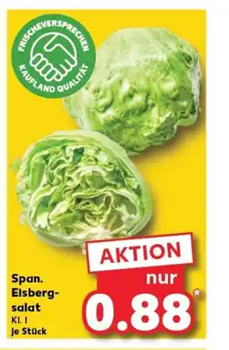 Kaufland Span. Eisberg- salat tilbud