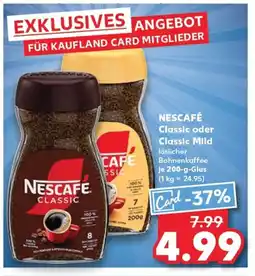 Kaufland NESCAFÉ Classic oder classic mild tilbud