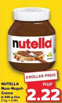 Kaufland NUTELLA Nuss-nugat- creme tilbud