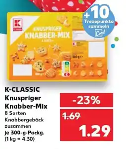 Kaufland K-CLASSIC Knuspriger knabber-mix tilbud