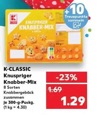 Kaufland K-CLASSIC Knuspriger knabber-mix tilbud