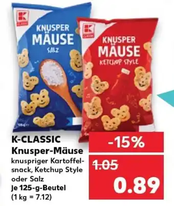 Kaufland K-CLASSIC Knusper-mäuse tilbud