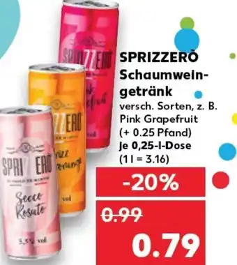 Kaufland SPRIZZERO Schaumwein- getränk tilbud