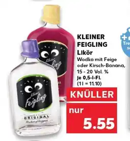 Kaufland KLEINER FEIGLING Likör tilbud