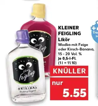 Kaufland KLEINER FEIGLING Likör tilbud