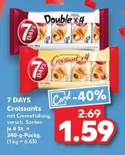 Kaufland 7 DAYS Croissants tilbud