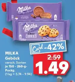 Kaufland MILKA Gebäck tilbud