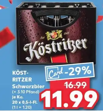 Kaufland KÖST- RITZER Schwarzbier tilbud