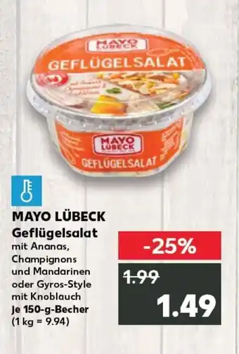 Kaufland MAYO LÜBECK Geflügelsalat tilbud