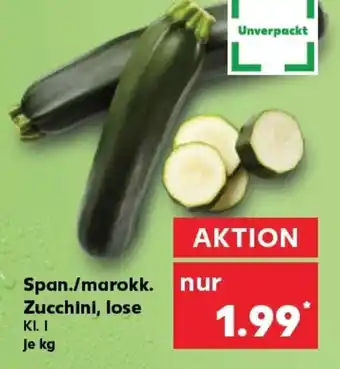 Kaufland Span./marokk. zucchini, lose tilbud