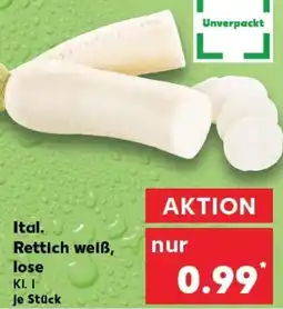 Kaufland Ital. rettich weiß, lose tilbud