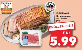 Kaufland K-purland schweinebauch tilbud