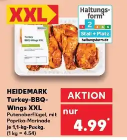 Kaufland Heidemark turkey-bbq- wings xxl tilbud