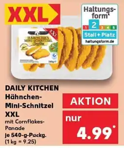 Kaufland Daily kitchen hähnchen- mini-schnitzel xxl tilbud