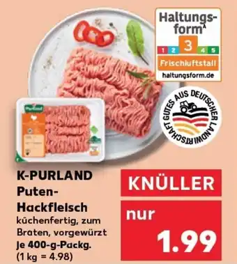 Kaufland K-purland puten- hackfleisch tilbud