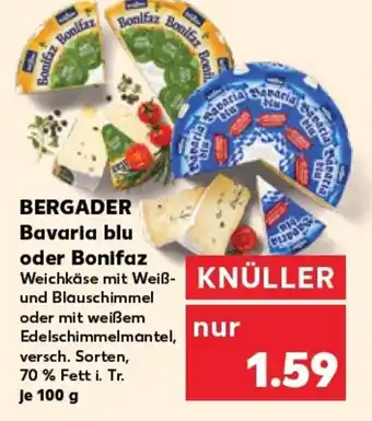 Kaufland BERGADER Bavaria blu oder Bonifaz tilbud