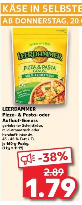 Kaufland LEERDAMMER Pizza- & Pasta- oder Auflauf-Genuss tilbud