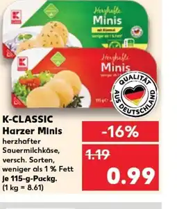 Kaufland K-CLASSIC Harzer Minis tilbud