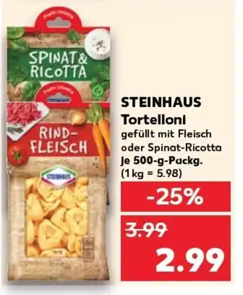 Kaufland STEINHAUS Tortelloni tilbud