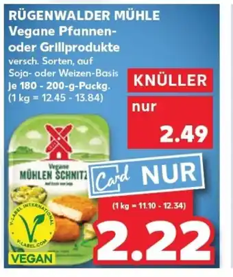 Kaufland RÜGENWALDER MÜHLE Vegane Pfannen- oder Grillprodukte tilbud