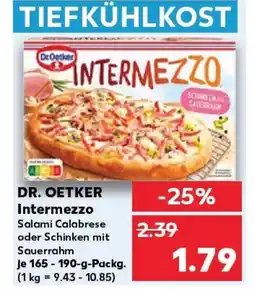 Kaufland DR. OETKER Intermezzo tilbud