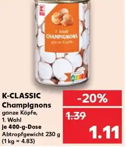 Kaufland K-CLASSIC Champignons tilbud