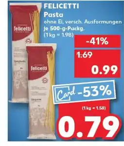 Kaufland FELICETTI Pasta tilbud