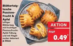 Kaufland Blätterteig- tasche Passions- frucht & Apfel tilbud