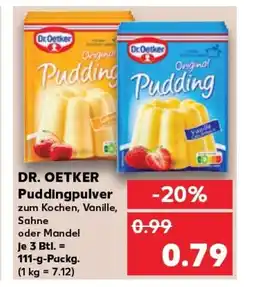 Kaufland DR. OETKER Puddingpulver tilbud