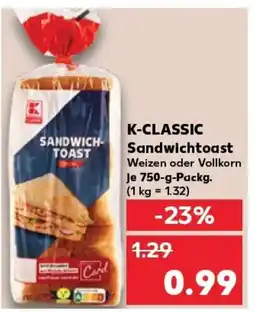 Kaufland K-CLASSIC Sandwichtoast tilbud