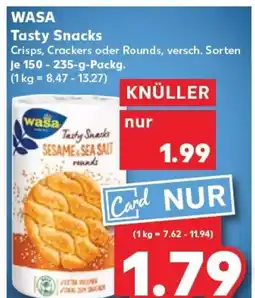 Kaufland WASA Tasty Snacks tilbud