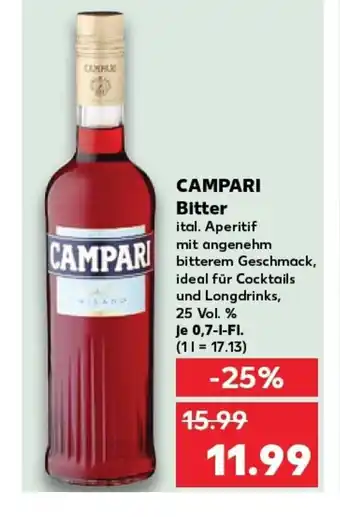 Kaufland CAMPARI Bitter tilbud