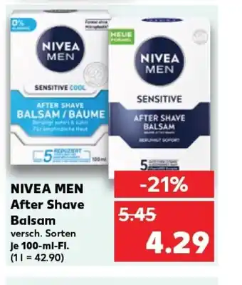 Kaufland NIVEA MEN After Shave Balsam tilbud