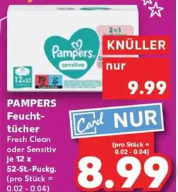 Kaufland PAMPERS Feucht- tücher tilbud