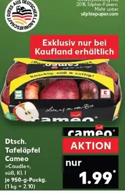 Kaufland Dtsch. Tafeläpfel Cameo tilbud