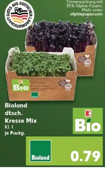 Kaufland Bioland dtsch. Kresse Mix tilbud