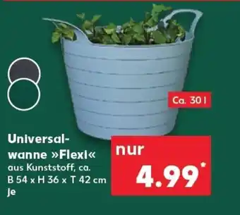 Kaufland Universal- wanne Flexi tilbud