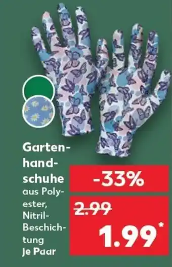 Kaufland Garten- hand schuhe tilbud