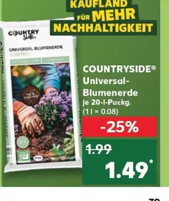 Kaufland COUNTRYSIDEⓇ Universal- Blumenerde tilbud