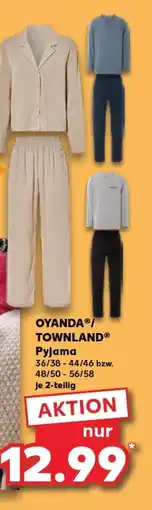 Kaufland OYANDAⓇ/ TOWNLAND® Pyjama tilbud