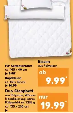 Kaufland Duo-Steppbett tilbud