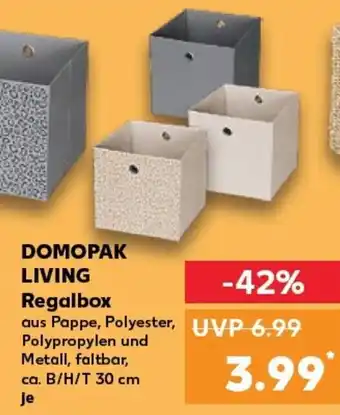 Kaufland DOMOPAK LIVING Regalbox tilbud