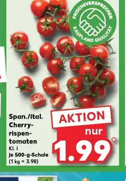 Kaufland Span./ital. Cherry- rispen- tomaten tilbud